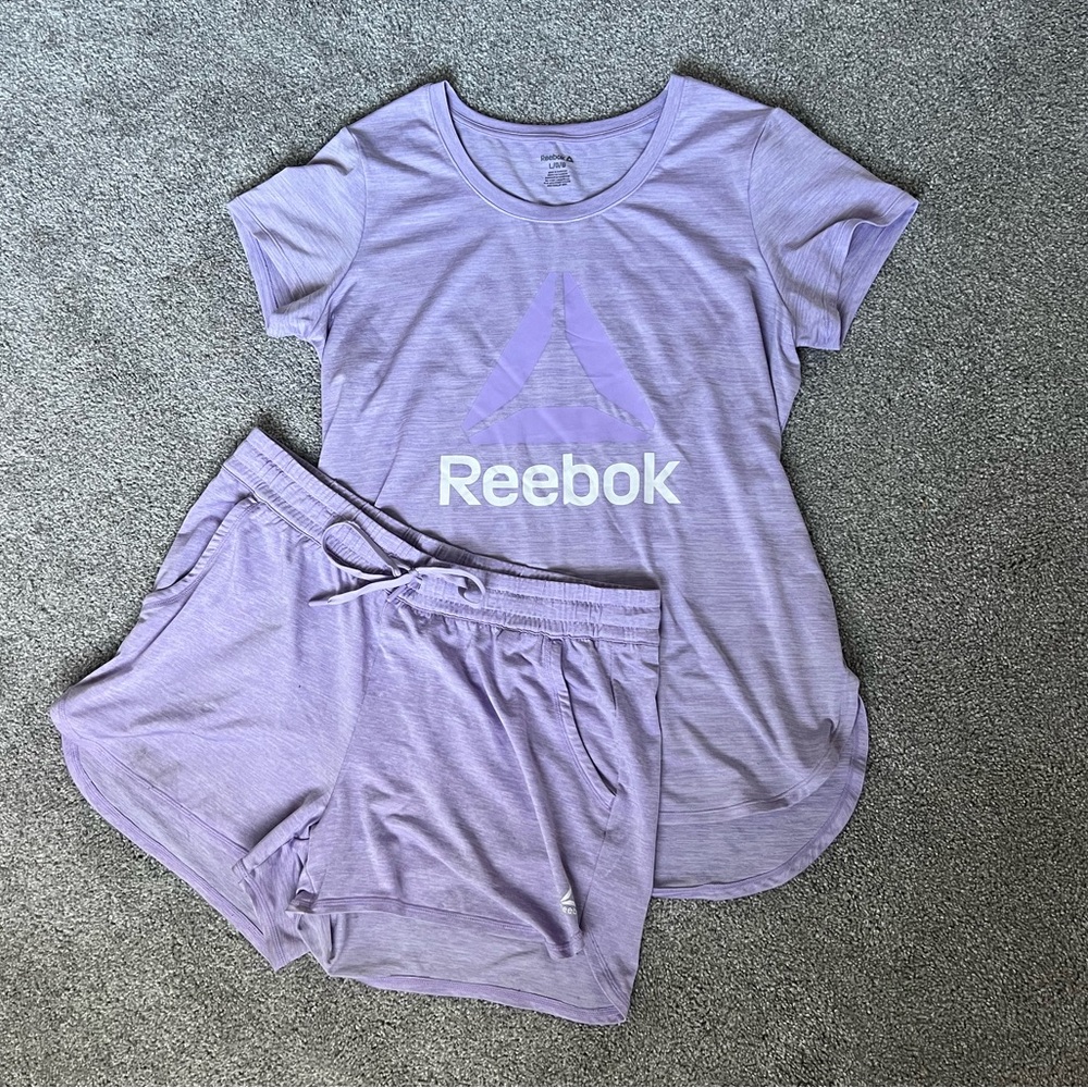Reebok Lavender Athletic Set Woman’s L